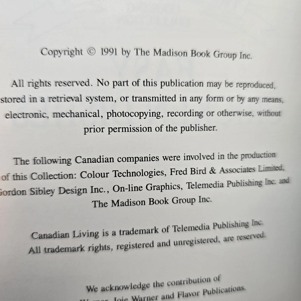 Vintage Canadian Living Cookbook Set of 7 1991, Retro Recipe Book, Kitchen Decor